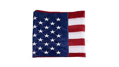 3x5 inches US American Embroidered Flag