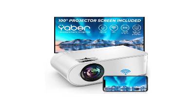 YABER V2 WiFi Mini 7500L Projector Projector Screen