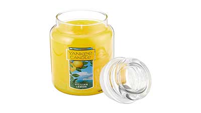 Yankee Candle Lemon Scented up to 150 Hr Burn Time