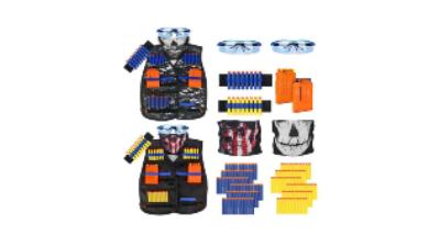 Vest Kit for Nerf Guns with Refill Darts