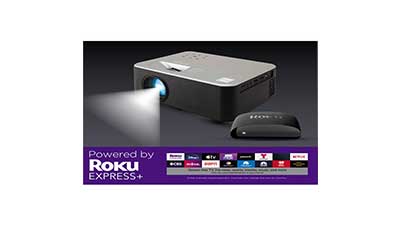 RCA 720p Home Theater Projector Roku Express