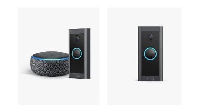 Up to 58% off Ring Video Doorbell Wired and Echo Bundles
