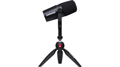 Shure MV7 USB Microphone with Tripod