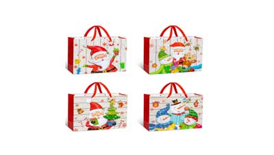 12 PCS Christmas Holiday Gift Bags