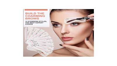 Eyebrow Stamp Stencil Kit