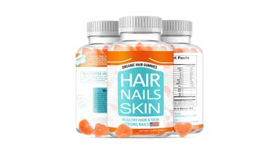 Hair Skin and Nails Vitamins with biotin