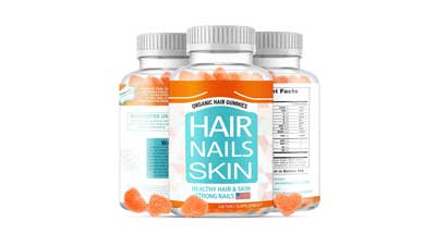 Hair Skin and Nails Vitamins with biotin