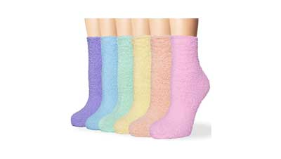 Womens Fuzzy Socks