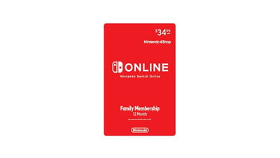 Nintendo Switch Online 12-Month Family Membership