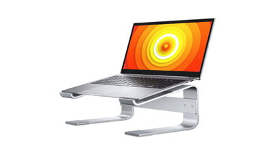 Ergonomic Aluminum Laptop Stand for Desk