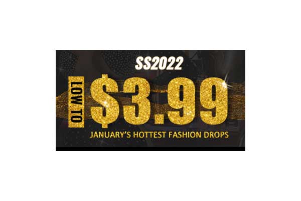 Spring season Fashion sale as low $3.99