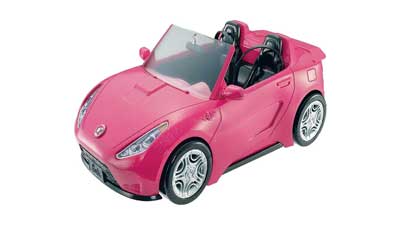 Barbie Glam Convertible Pink and Black