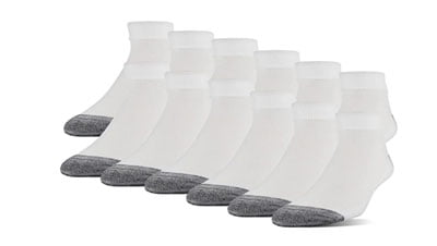 Mens Polyester Half Cushion Low Cut Socks