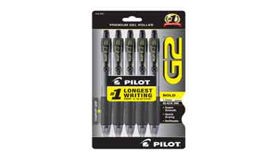 Pilot G2 Retractable Gel Ink Pens