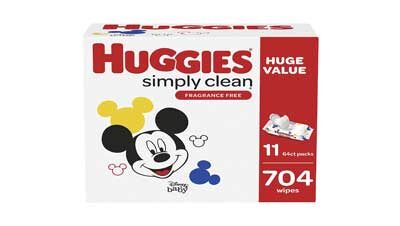 huggies Unscented wipes