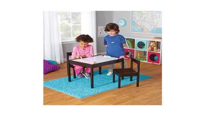 3 Piece Dry Erase Activity Table Play Set