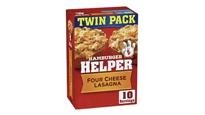 Hamburger Helper Four Cheese Lasagna Twin Pack