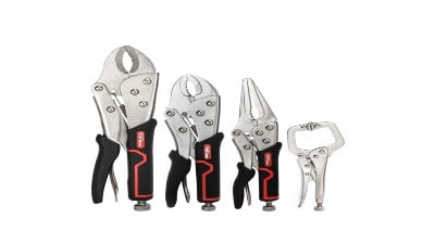 Hyper Tough 4 Piece Locking Pliers