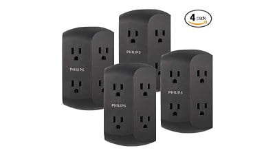 Philips 6-Outlet Extender 4 Pack