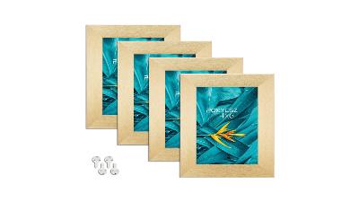 POKYCSZ 4x6 Picture Frames Gold Set of 4