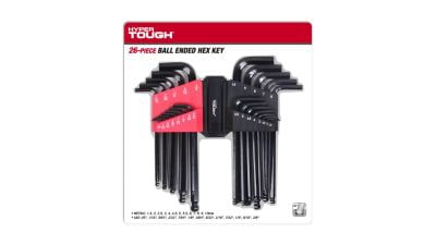 Hyper Tough 26-Piece Ball End Hex Key Set