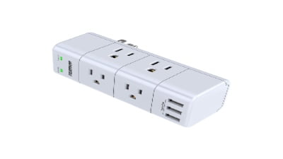 Surge Protector Wall Mount Rotating Plug