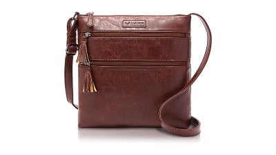 ofozzi Vegan Leather Crossbody Purse for Women