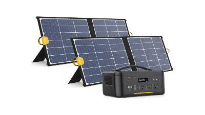 VTOMAN Solar Generator 1500W w 2X Solar Panels