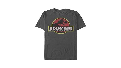 Jurassic Park Mens Classic Movie Logo T-Shirt