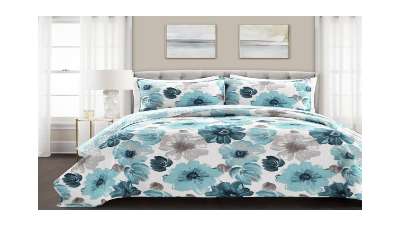 Lush Decor Leah Floral Print Quilt