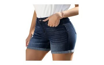 High Waisted Distressed Shorts