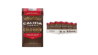 Califia Farms Pure Black Cold Brew Coffee 32 Oz