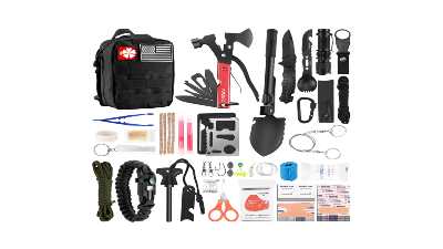 Dozavi 142-Piece Emergency Survival First Aid Kit