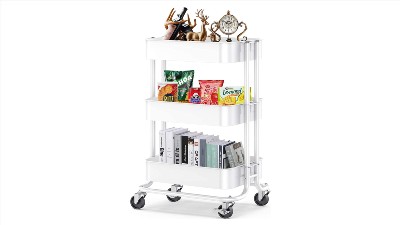 Pipishell 3-Tier Rolling Utility Cart