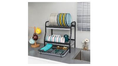 Aibohayi Dish Drying Rack 3 Tier Stainless