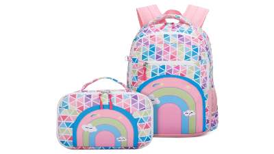 Ulgoo Girls Backpack and Lunch Box Set