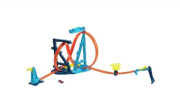 Hot Wheels Track Set and Scale Toy Car