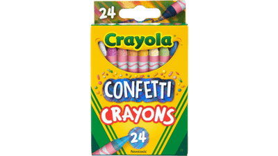 24 Count Crayola Confetti Crayons