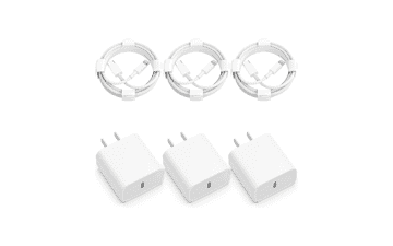 3-Pack iPhone Fast Charger 20W
