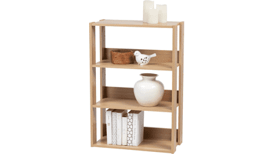 3 Tier Small Bookcase for Small Spaces