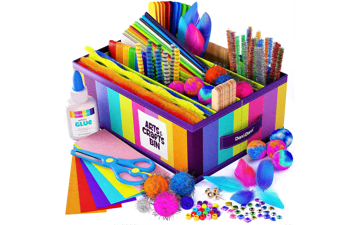 Arts and Crafts Supplies Kit for Kids and Toddlers