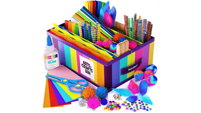 Arts and Crafts Supplies Kit for Kids and Toddlers