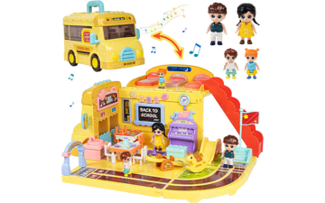 Dollhouse Camper Van Portable School Bus
