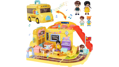 Dollhouse Camper Van Portable School Bus