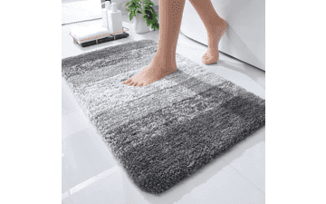 Extra Soft and Absorbent Microfiber Bath Rugs