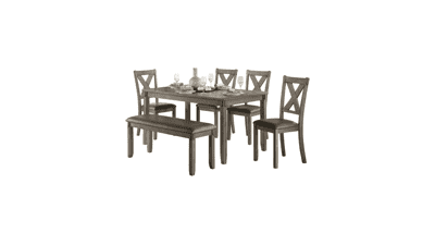 Homelegance 6-Piece Pack Dinette Set