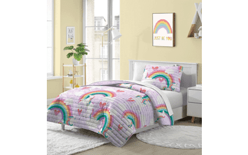 Kids Reversible Quilt Set Twin