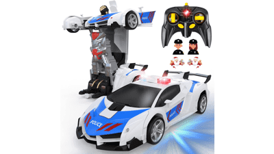 Remote Control Car Transform Rc Cars Robot for Kids