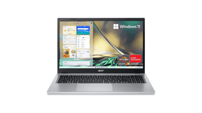 Acer Aspire 3 A315-24P-R7VH Slim Laptop | 15.6" Full HD IPS Display | Ryzen 3 7320U Quad-Core Processor | Radeon Graphics | 8GB LPDDR5 | 128GB NVMe SSD | Wi-Fi 6 | Windows 11 Home