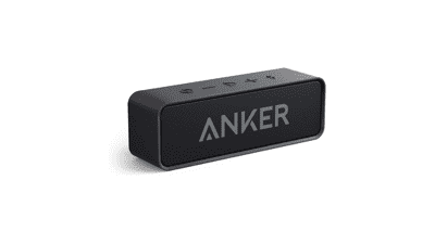 Anker Soundcore Bluetooth Speaker - IPX5 Waterproof, Stereo Sound, 24H Playtime - Portable Wireless Speaker for iPhone, Samsung and More